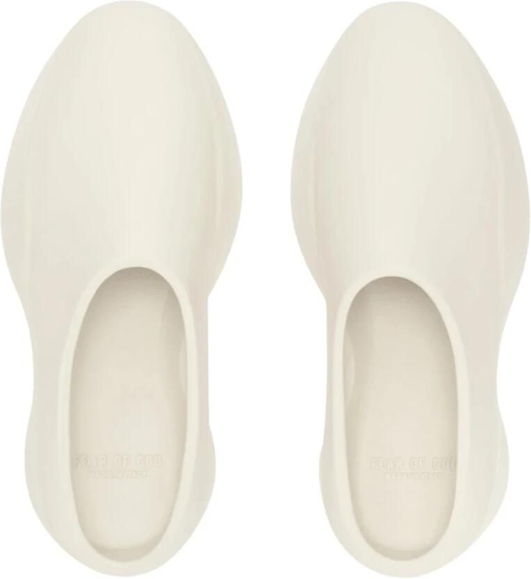 Fear Of God Cream Slip-On Sneakers Logo Rubber - Foto 2
