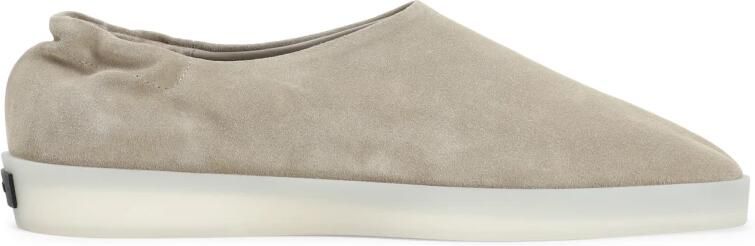 Fear Of God Luxe Suède Pantoffels Naakt Neutrals