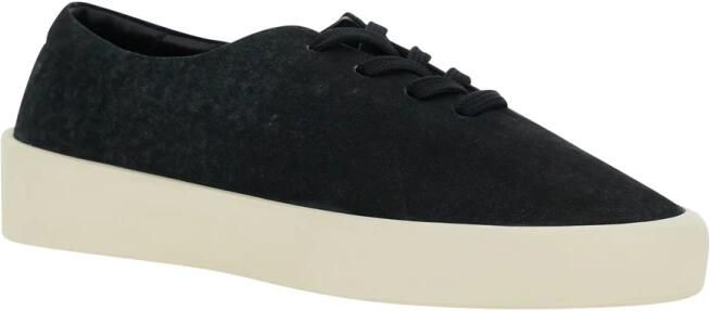 Fear Of God Zwarte lage sneakers met logopatch