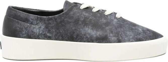 Fear Of God Indigo Blauwe Lace-Up Sneakers