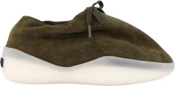 Fear Of God Olijf Moc Runner Leren Sneakers