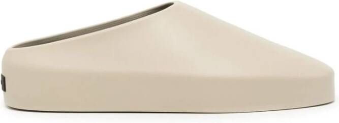 Fear Of God Taupe Slip-On Sneakers met Logo Zool