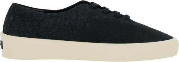 Fear Of God Zwarte lage sneakers met logopatch