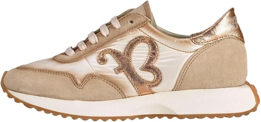 Felmini Versão dames sneaker Beige - Foto 2