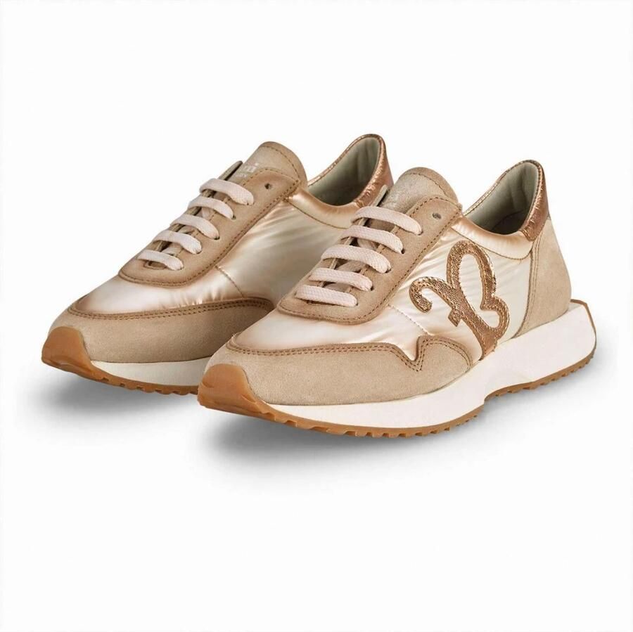 Felmini Versão dames sneaker Beige - Foto 3
