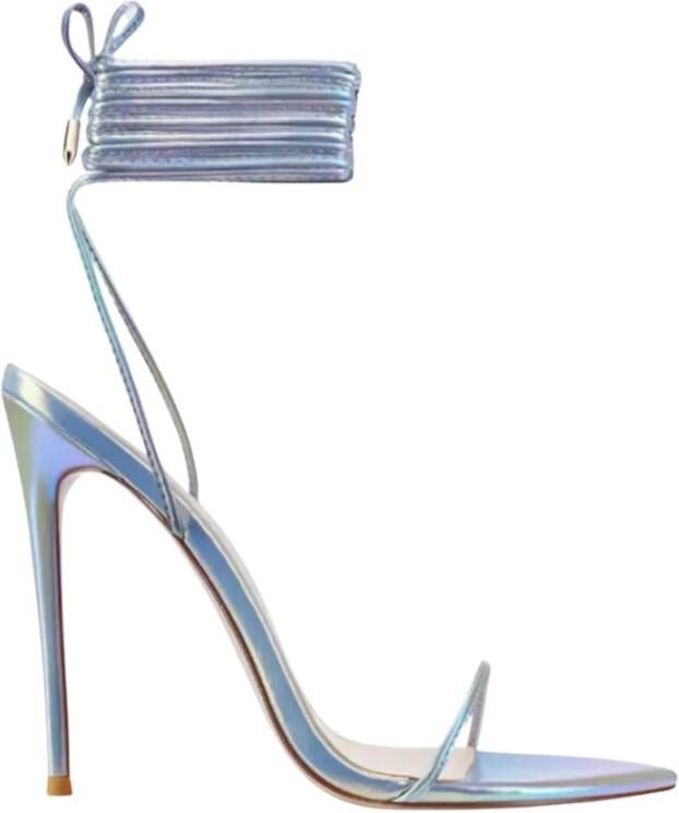 Femme LA Glinsterende hoge hak sandalen Luce MiniHeren Blue Dames
