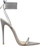 Femme LA Steen Minimalistische Vetersluiting Hoge Hak Sandalen Gray Dames - Thumbnail 1