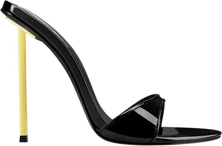 Femme LA Zwarte Whiskey Stiletto Sandalen