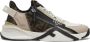 Fendi Beige Sneakers met FF Details - Thumbnail 1
