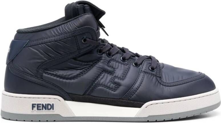 Fendi Blauwe Sneakers voor Mannen Aw25