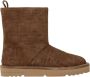 Fendi Bruine Suède Enkellaarsjes - Thumbnail 1