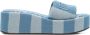 Fendi Clear Blue Gestreepte Sandalen - Thumbnail 1