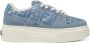 Fendi Denim-Effect FF Jacquard Platform Sneakers - Thumbnail 1