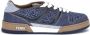 Fendi Denim Veterschoenen met FF Jacquard - Thumbnail 1