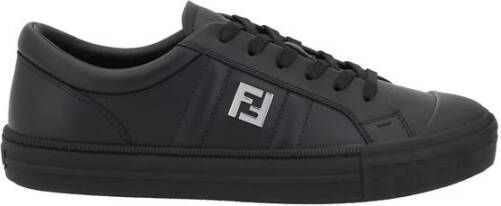 Fendi Domino Leren Sneakers