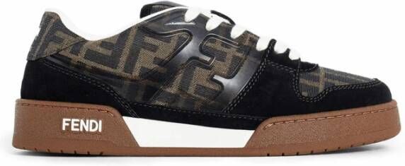 Fendi Elegante Bruin Zwart Sneakers