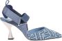Fendi Elegante Decollete Schoenen voor Vrouwen Blue Dames - Thumbnail 14