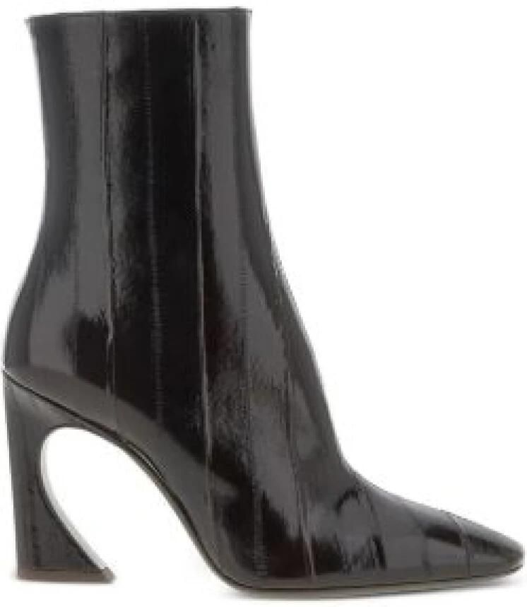 Fendi Arco Leren Enkellaarsjes