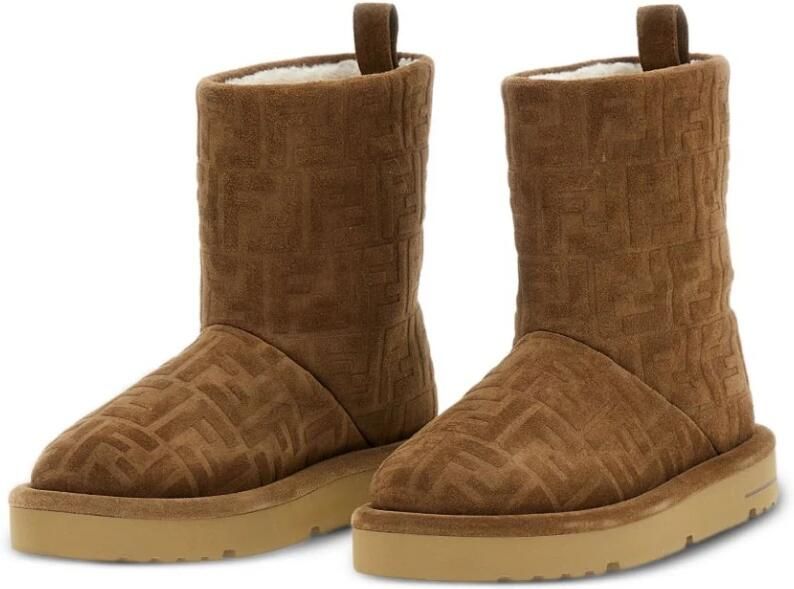 Fendi Boots Brown - Foto 2