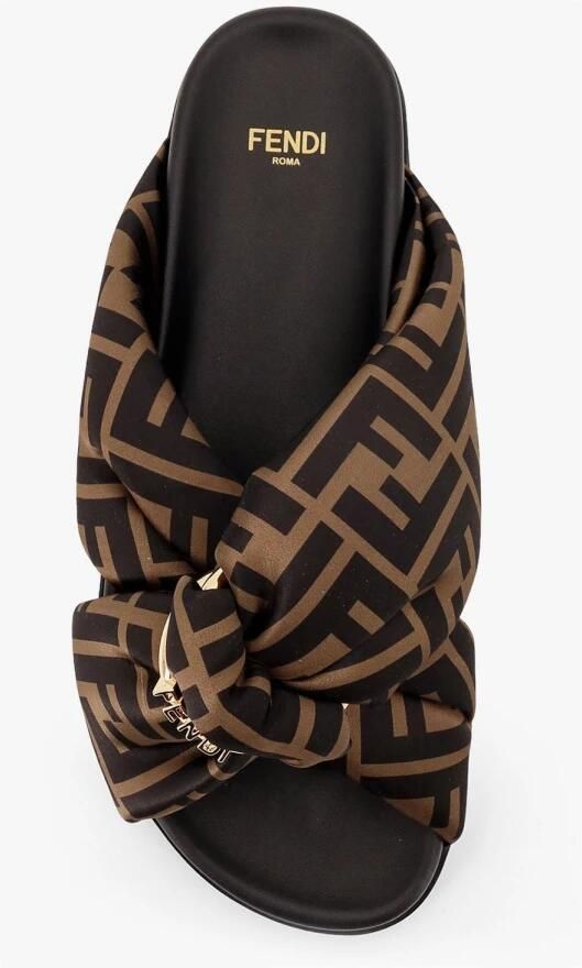 Fendi Bruine Sandalen met Decoratieve Gesp - Foto 2