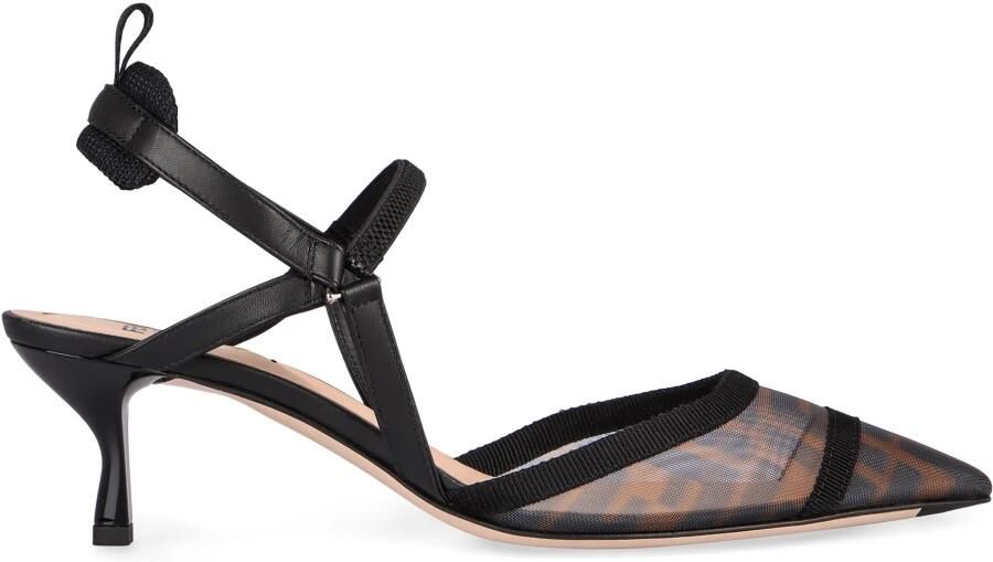 Fendi Hoge hakken 'Colibrì Lite' Slingback in zwart