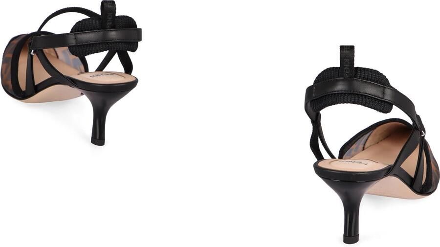 Fendi Hoge hakken 'Colibrì Lite' Slingback in zwart - Foto 2
