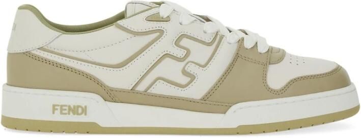 Fendi Embossed FF Logo leren sneakers