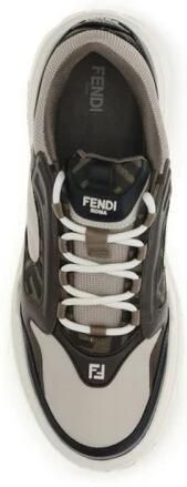 Fendi FF Leather Sneakers - Foto 2