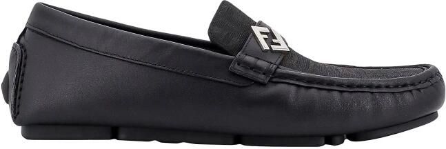 Fendi FF Metal Driving Loafers