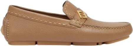 Fendi FF Metalen Driving Loafers