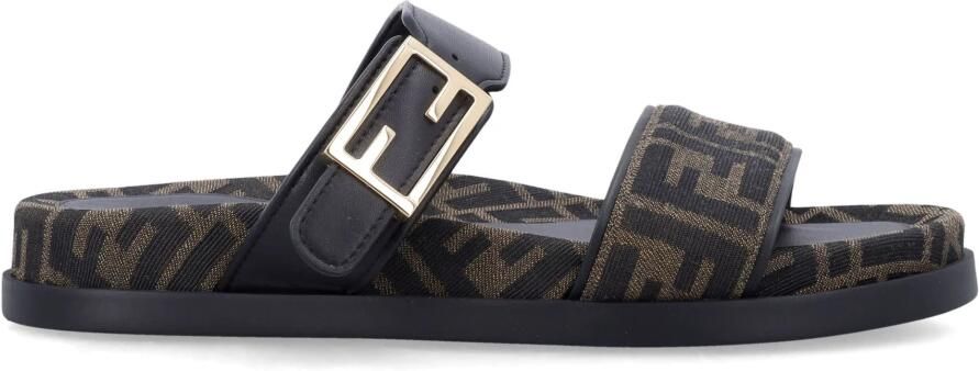 Fendi FF Monogram Feel Slide Sandaal