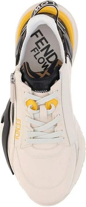 Fendi Gedrukte Stof Veterschoenen Multicolor Heren - Foto 2