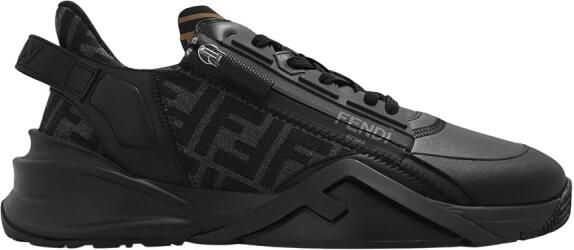 Fendi Hardloopsneakers met gestructureerde zool en geometrische veterogen - Foto 5