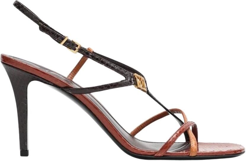 Fendi High Heel Strappy Sandals