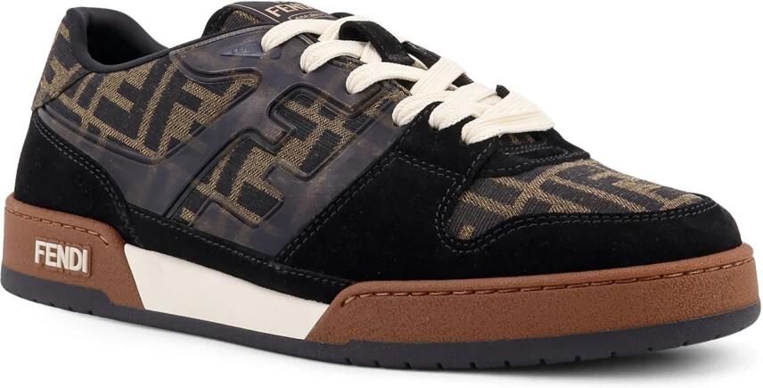 Fendi Italiaanse Veterschoenen met Rubberen Zool