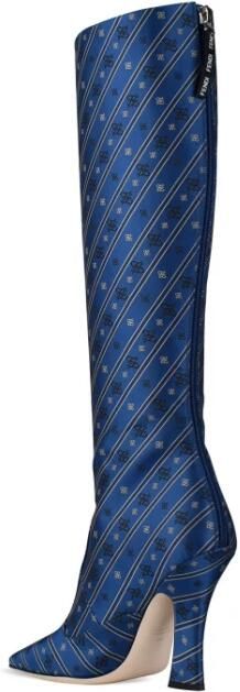 Fendi Kniehoge satijnleren laarzen - Foto 2