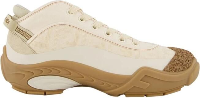 Fendi Lab Fabric Mid-Tops
