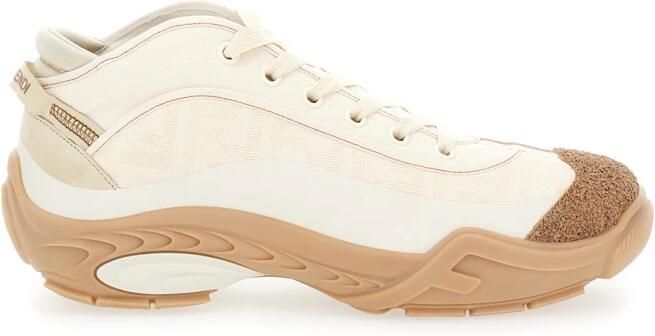 Fendi Lab Mid-top Sneakers