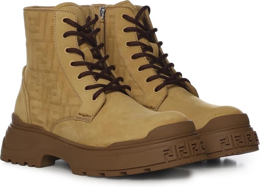 Fendi Lace-up Laarzen - Foto 3