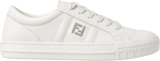 Fendi Leather Low Top Sneakers - Foto 2