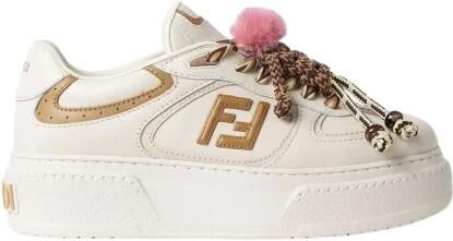 Fendi Low-Top Sneakers met Logo Detail