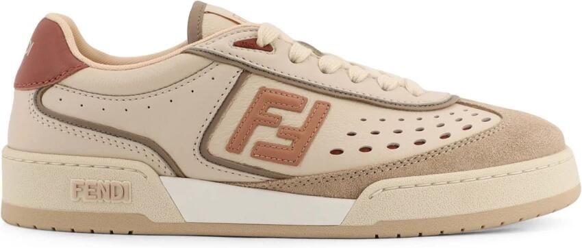Fendi Match Kalfsleren Lage Sneakers