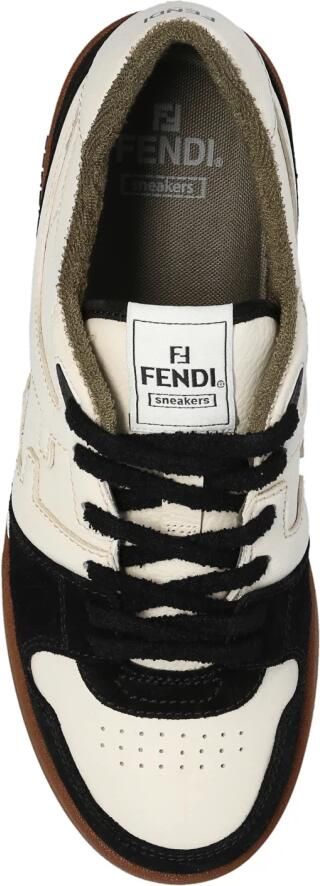 Fendi Kleur-Blok Panel Flat Schoenen Multicolor - Foto 2