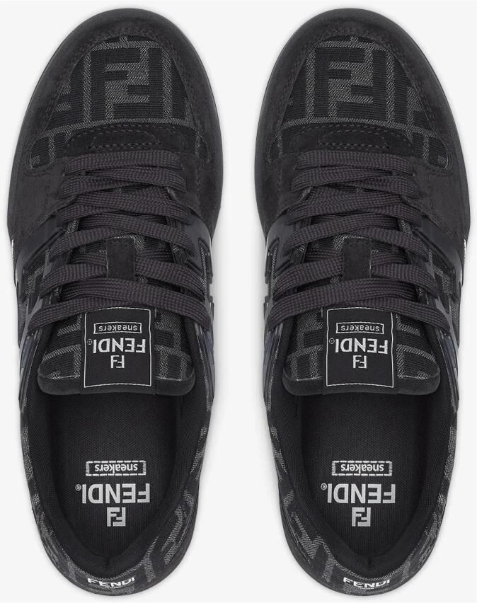 Fendi Platte Instappers met Veters Black Heren - Foto 2