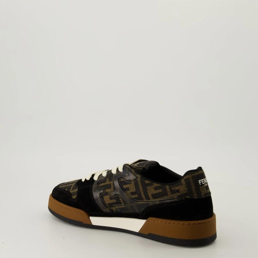 Fendi Monogram Low-Top Logo Print Sneakers - Foto 4