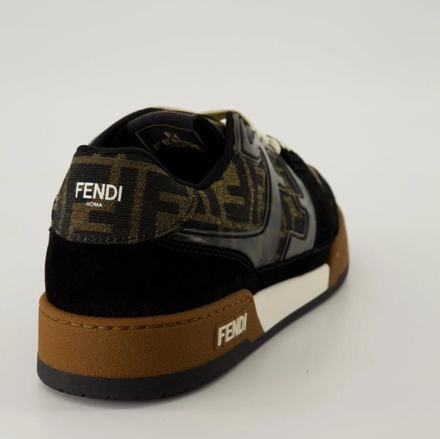Fendi Monogram Low-Top Logo Print Sneakers - Foto 5