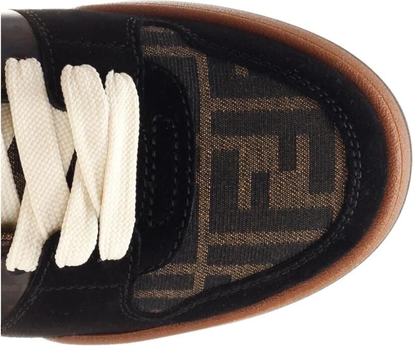 Fendi Monogram Low-Top Logo Print Sneakers - Foto 9