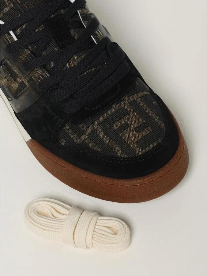 Fendi Veterschoenen Ronde Neus Sneakers Multicolor Dames