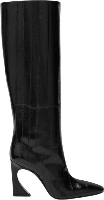 Fendi Sculpturale Hak Puntige Neus Hoge Laarzen