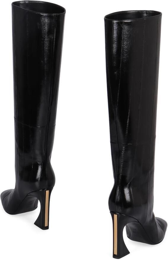 Fendi Sculpturale Hak Puntige Neus Hoge Laarzen - Foto 2